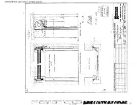 Great Northern Engineering Drawing, Diesel Repair Shop at Havre, Montana, 1949