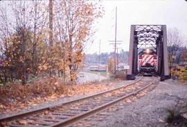 Spirit of Washington Dinner Train at Renton, Washington, circa 1993.