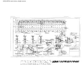 Great Northern Engineering Drawing, Diesel Repair Shop at Havre, Montana, 1949