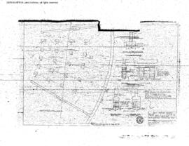 Great Northern Engineering Drawing, Engine House and Shop at Interbay, Washington, 1949