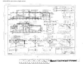 Great Northern Engineering Drawing, Engine House and Shop at Interbay, Washington, 1949