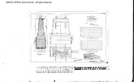 Northern Pacific Engineering Drawing: Detail of Piers, Bridge 3.2 - Lake Pend Oreille, West of Sa...
