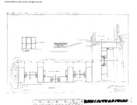 Great Northern Engineering Drawing, Depot at Bainville, Montana, undated