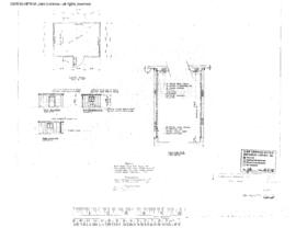 Burlington Northern Engineering Drawing, Unnamed Structure at Pasco, Washington, 1976