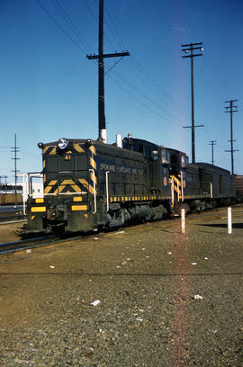 Spokane, Portland and Seattle Railway diesel locomotive 41 at Portland, Oregon in 1962.