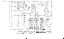 Spokane, Portland and Seattle Railway Engineering Drawing: Plan/Elevation/Detail Piers, Bridge E7...
