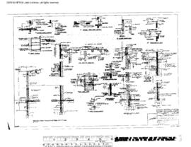 Northern Pacific Engineering Drawing, Depot at Ellensburg, Washington, 1966