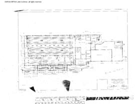 Great Northern Engineering Drawing, Diesel Repair Shop at Havre, Montana, 1958