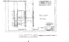 Northern Pacific Engineering Drawing: Repairs, Sand Tower, Delta, Washington, undated