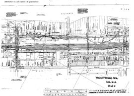 Plat Map of Great Northern Facilities at Wenatchee, Washington, 1959