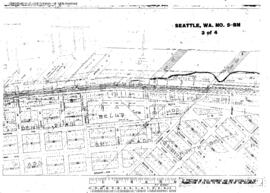 Plat Map of Burlington Northern Facilities at Seattle, Washington, undated