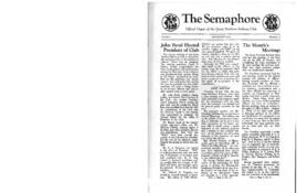 Great Northern Railway Club 'THE SEMAPHORE', November 1924