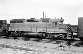 Western Pacific Railroad diesel locomotive 3502 on August 16, 1971.