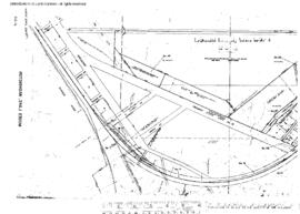 Plat Map of Milwaukee Road Facilities at Moses Lake, Washington, undated