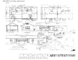 Spokane, Portland, and Seattle Railway Engineering Drawing, Housing at South Junction, Oregon, 1950