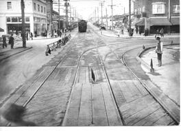 Seattle Municipal Railway Track, Seattle, Washington, 1926