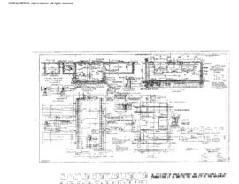 Great Northern Engineering Drawing, Diesel Repair Shop at Havre, Montana, 1944