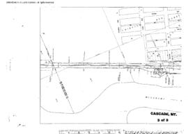 Plat Map of Great Northern Facilities at Cascade, Montana, undated