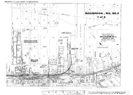 Plat Map of Great Northern Facilities at Bellingham, Washington, 1936