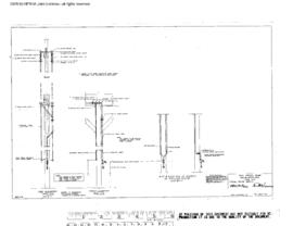 Great Northern Engineering Drawing, Engine House at South Klamath, Oregon, 1932