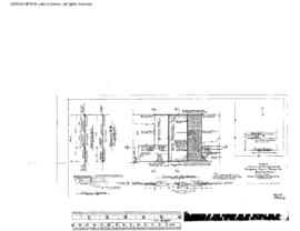 Northern Pacific Engineering Drawing, Freight House at Bozeman, Montana, 1946