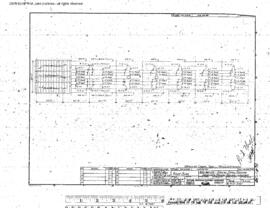 Northern Pacific Engineering Drawing, Wrecking Crane Shed at Pasco, Washington, 1955