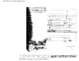 Northern Pacific Engineering Drawing, Depot at Elma, Washington, 1938