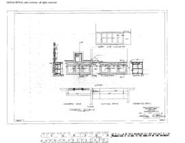 Great Northern Engineering Drawing, Yard Office at Interbay, Washington, undated