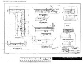 Burlington Northern Engineering Drawing, Boiler House at Vancouver, Washington, 1972