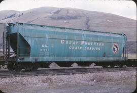 Great Northern Freight Car 171251 at Missoula, Montana, 1971