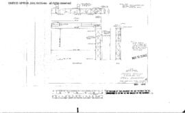 Burlington Northern Engineering Drawing: Steel Diagonal, Signal Bridge, Bonners Ferry, Idaho, 1968