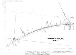 Plat Map of Spokane, Portland, and Seattle Railway Facilities at Prineville Junction, Oregon, 1919