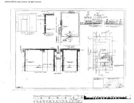 Great Northern Engineering Drawing, Zeolite Water Treating Plant at Havre, Montana, 1958