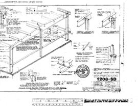 Burlington Northern Engineering Drawing, Wastewater Treatment Facility at Interbay, Washington, 1968