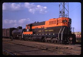 Great Northern Diesel Locomotive 556 at Superior, Wisconsin, 1969