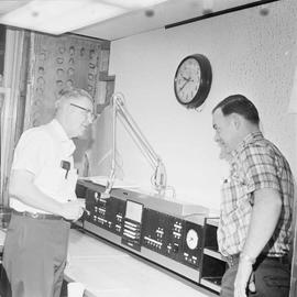 Northern Pacific dispatchers office at Tacoma, Washington, circa 1962.
