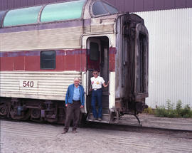 American Rail Tours passenger car 540 at Seattle, Washington on August 5, 1987.