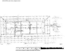 Northern Pacific Engineering Drawing, Depot at Bozeman, Montana, undated