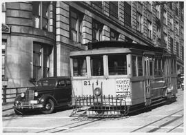 Seattle Municipal Railway cable car 21, Seattle, Washington, circa 1940