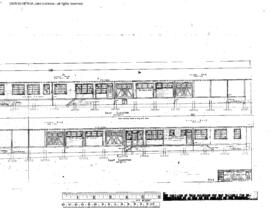 Northern Pacific Engineering Drawing, Freight House at Longview, Washington, undated