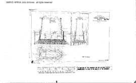 Northern Pacific Engineering Drawing: Permanent Crossing Pier 3, Bridge 55 - Flathead River, West...