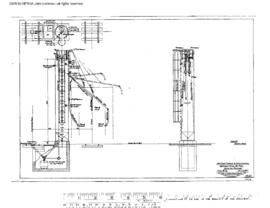 Northern Pacific Engineering Drawing, Sand Facilities at Yakima, Washington, 1957