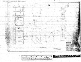 Northern Pacific Engineering Drawing, Yardmaster Tower (also Duluth, Minnesota) at Pasco, Washing...