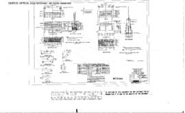 Great Northern Engineering Drawing: Piers and Abutments, Bridge 214.1 - Deep Creek, West of Naple...