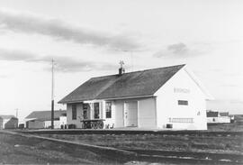 Great Northern Depot at McGregor, North Dakota, 1968