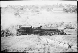 Northern Pacific steam locomotive 1787 at Spokane, Washington, in 1950.