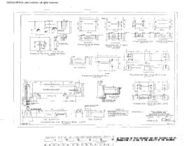 Great Northern Engineering Drawing, Engine House at South Klamath, Oregon, 1932