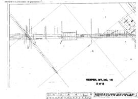 Plat Map of Northern Pacific Facilities at Hesper, Montana, 1919