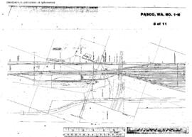 Plat Map of Northern Pacific Facilities at Pasco, Washington, 1958