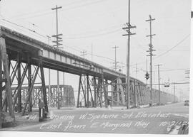 Seattle Municipal Railway Track, Seattle, Washington, 1929